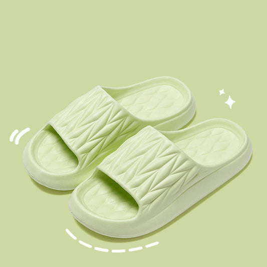 Leaf Texture Cushion Indoor Slippers