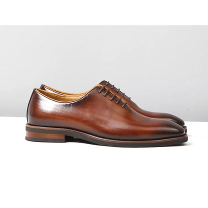 Formal Lace Up Leather Oxford Men's Shoes