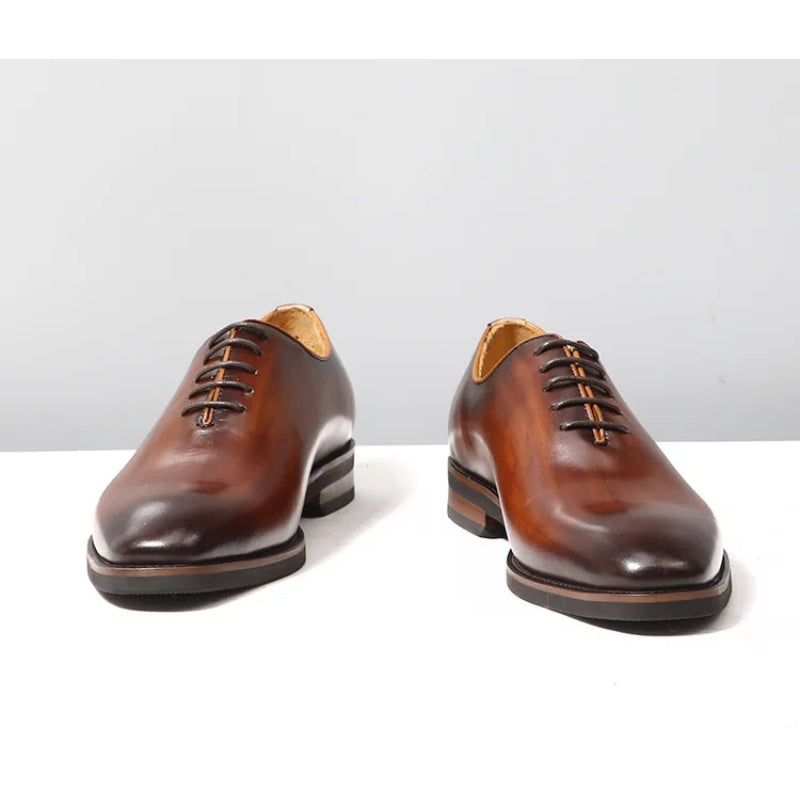Formal Lace Up Leather Oxford Men's Shoes
